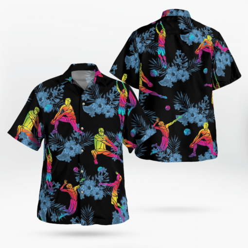 VOLLEYBALL Hawaiian Shirts, Beach Short