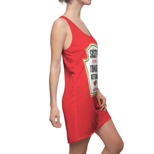 Sassy Tomato Ketchup Halloween Costume Dress Women’s Cut And Sew Racerback
