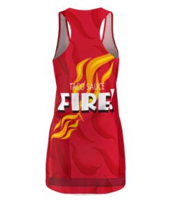 Taco Sauce Funny Fire Hot Chili Pepper Halloween Costume Dress