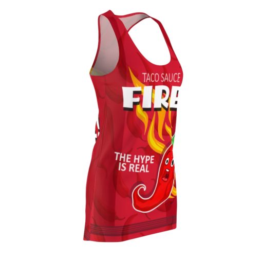 Taco Sauce Funny Fire Hot Chili Pepper Halloween Costume Dress