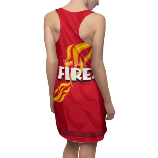 Taco Sauce Funny Fire Hot Chili Pepper Halloween Costume Dress