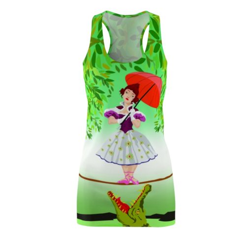 The crocodile girl Deadly circus Halloween Costume Dress