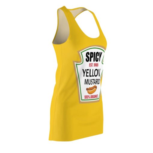 Spicy Yellow Mustard Halloween Costume Dress Women’s Cut And Sew Racerback