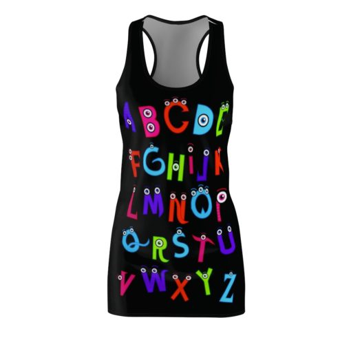 Monster Alphabet Halloween Costume Dress