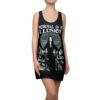 Morticia Addams-Normal Is An Illusion Graphic Costume Dress