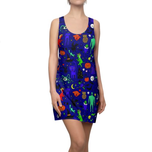 Retro Halloween original pattern Halloween Costume Dress