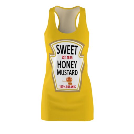 Sweet Honey Mustard Halloween Costume Dress Women’s Cut And Sew Racerback
