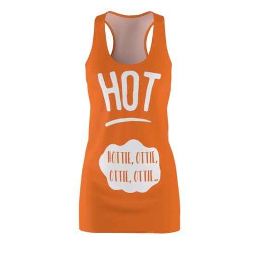 Hottie Hot Sauce Packet Halloween Costume Dress Women’s Cut And Sew Racerback