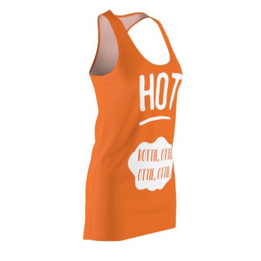 Hottie Hot Sauce Packet Halloween Costume Dress Women’s Cut And Sew Racerback