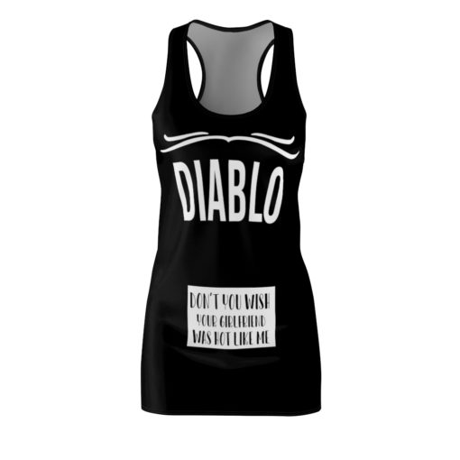 Taco Bell Diablo Hot Sauce Packet Halloween Costume Dress Women’s Cut And Sew Racerback