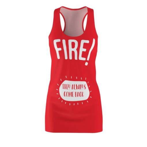 Taco Bell Fire Sauce Packet Halloween Costume Dress Women’s Cut And Sew Racerback