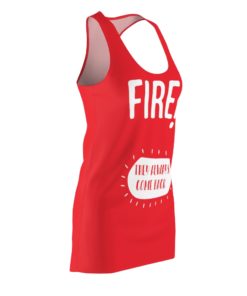 Taco Bell Fire Sauce Packet Halloween Costume Dress Women’s Cut And Sew Racerback