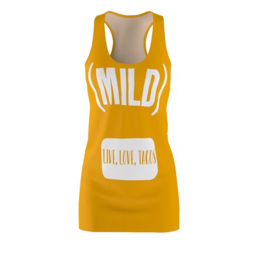 Taco Bell Mild Hot Sauce Packet Halloween Costume Dress Women’s Cut And Sew Racerback