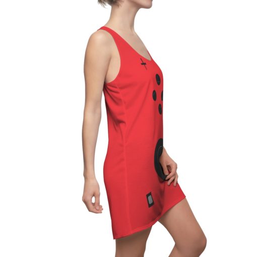 Red Game Lovers Switch Halloween Costume Dress Women’s Cut And Sew Racerback