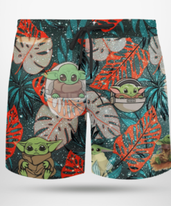 Baby Yoda Star Wars Hawaiian Shirts, Beach Short