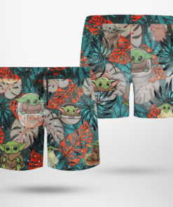 Baby Yoda Star Wars Hawaiian Shirts, Beach Short