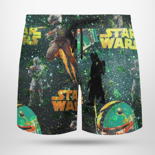 Boba Fett Star Wars Hawaiian Shirts, Beach Short