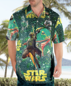 Boba Fett Star Wars Hawaiian Shirts, Beach Short