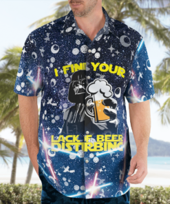 Darth Vader I Find Your Lack of beer Disturbing Star Wars Hawaiian Shirts, Beach Short