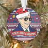 President Joe Bidens First Christmas Acrylic Circle Ornament