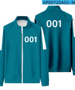 Squid game jacket mens Li Zhengjae same sportswear plus size 456 national tide autumn sweater 1