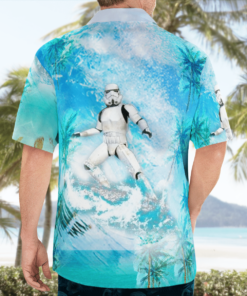 Stormtrooper Surfing Star Wars Hawaiian Shirts, Beach Short