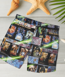 The Original Trilogy Star Wars Hawaiian Shirts, Beach Short