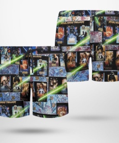 The Original Trilogy Star Wars Hawaiian Shirts, Beach Short