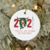 Youll go down in history 2021 Christmas Circle Ornament