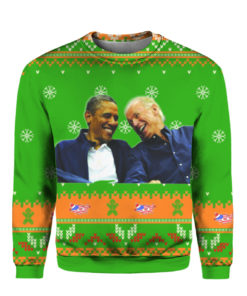 Joe Biden and Obama Ugly Christmas Sweater