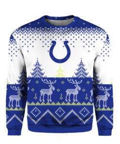 Indianapolis Colts Big Logo 2021 Knit Ugly Pullover Christmas Sweater