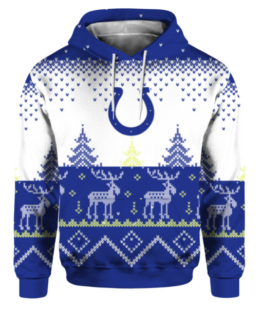 Indianapolis Colts Big Logo 2021 Knit Ugly Pullover Christmas Sweater