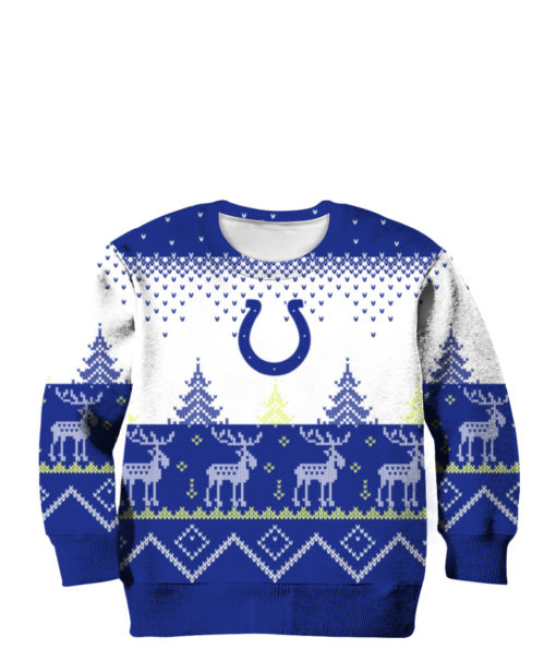 Indianapolis Colts Big Logo 2021 Knit Ugly Pullover Christmas Sweater