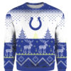 Indianapolis Colts Big Logo 2021 Knit Ugly Pullover Christmas Sweater