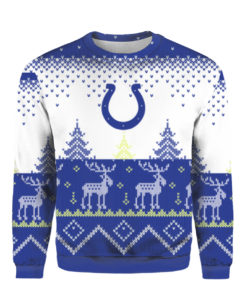 Indianapolis Colts Big Logo 2021 Knit Ugly Pullover Christmas Sweater