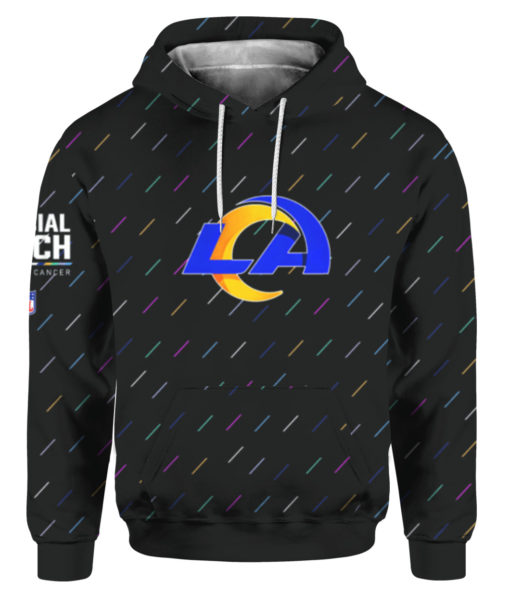 Los Angeles Rams 2021 NFL Crucial Catch Pullover Hoodie