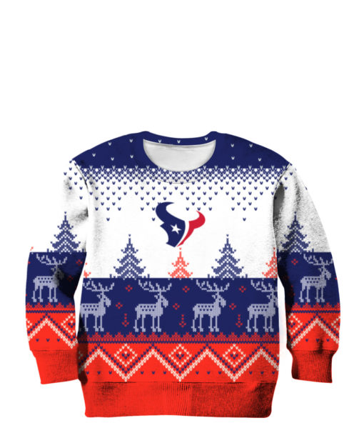 Houston Texans Big Logo 2021 Knit Ugly Pullover Christmas Sweater