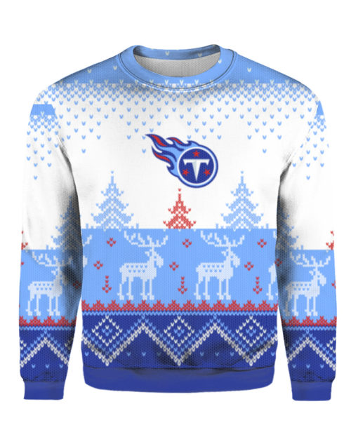 Tennessee Titans Big Logo 2021 Knit Ugly Pullover Christmas Sweater
