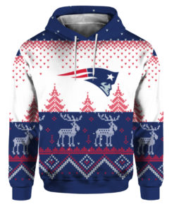 New England Patriots Big Logo 2021 Knit Ugly Pullover Christmas Sweater