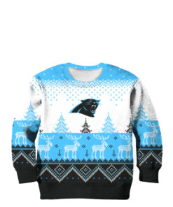 Carolina Panthers Big Logo 2021 Knit Ugly Pullover Christmas Sweater