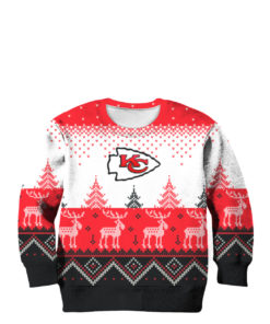 Kansas City Chiefs Big Logo 2021 Knit Ugly Pullover Christmas Sweater