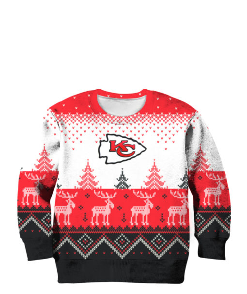 Kansas City Chiefs Big Logo 2021 Knit Ugly Pullover Christmas Sweater