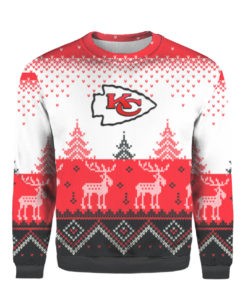 Kansas City Chiefs Big Logo 2021 Knit Ugly Pullover Christmas Sweater