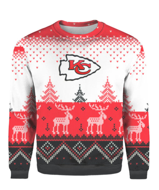 Kansas City Chiefs Big Logo 2021 Knit Ugly Pullover Christmas Sweater