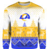 Los Angeles Rams Big Logo 2021 Knit Ugly Pullover Christmas Sweater