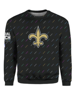 New Orleans Saints 2021 NFL Crucial Catch Pullover Hoodie