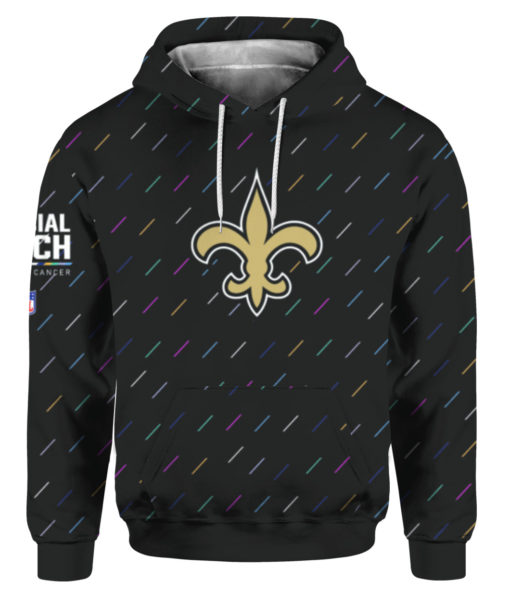 New Orleans Saints 2021 NFL Crucial Catch Pullover Hoodie