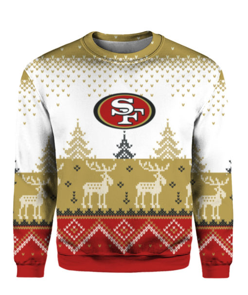 San Francisco 49ers Big Logo 2021 Knit Ugly Pullover Christmas Sweater