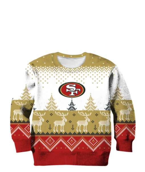 San Francisco 49ers Big Logo 2021 Knit Ugly Pullover Christmas Sweater