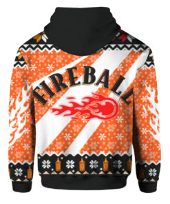 Fireball Whisky Ugly Christmas Sweater, Hoodie